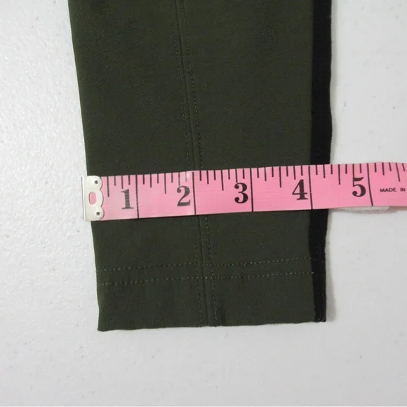 ATHLETA Highline Hybrid Ankle Tight Leggings Green and Black Size 2 - Picture 12 of 16